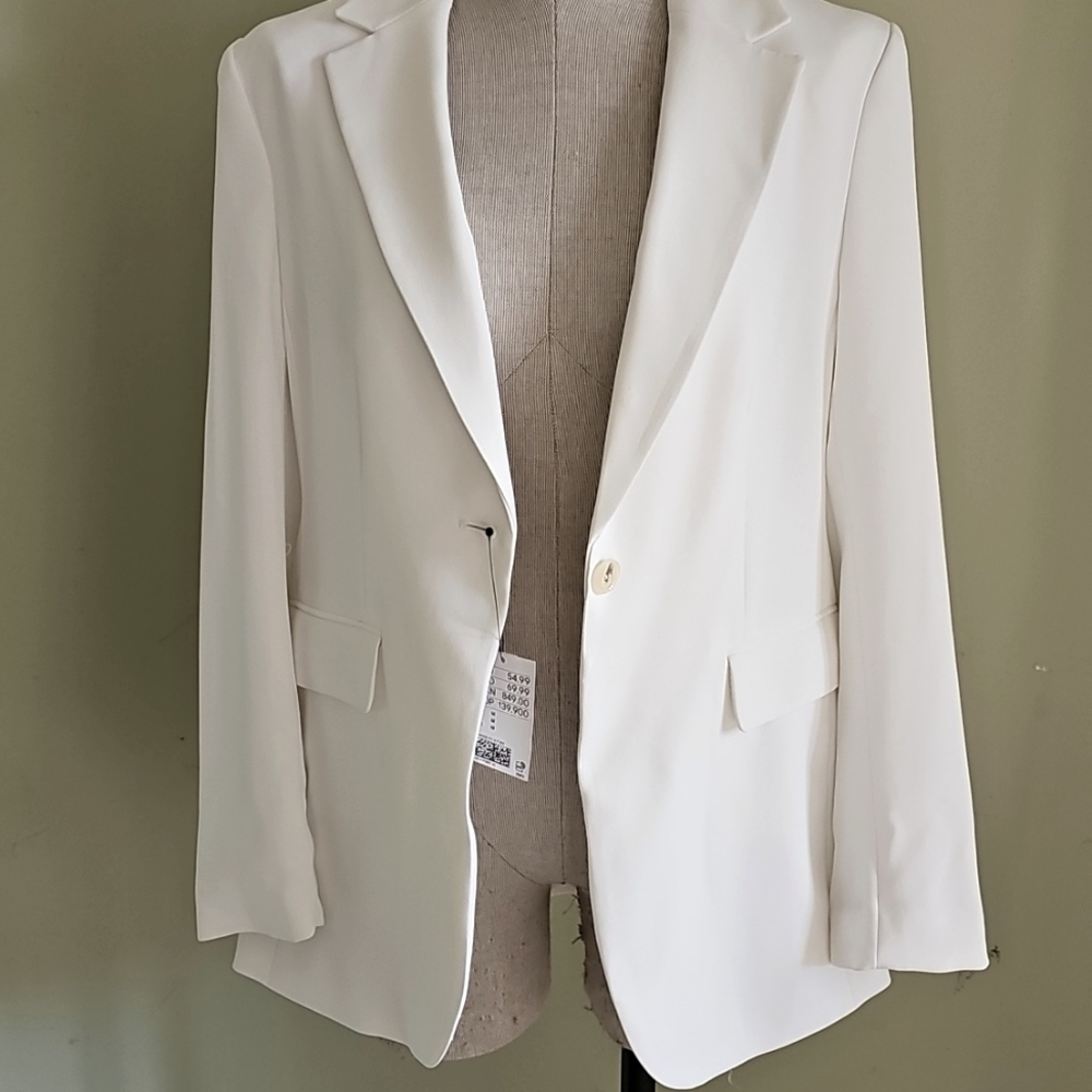 H & M Off White Blazer